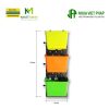 Bộ chậu vườn tường đứng - Nhựa Việt Pháp