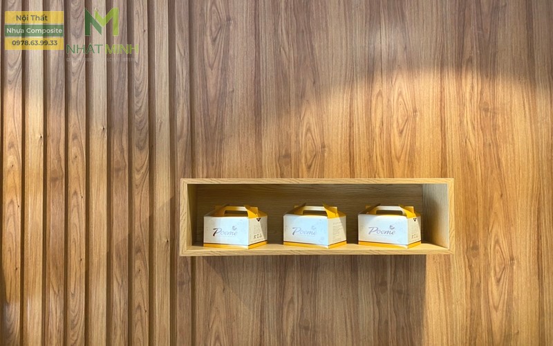 Ốp tường gỗ composite