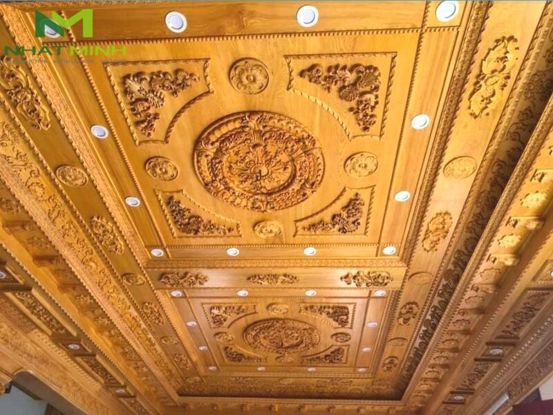 Trần gỗ tự nhiên