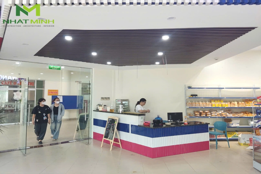Ốp trần, tường gỗ nhựa cho ký túc xá Đại học Y Hà Nội