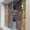 Cổng gỗ nhựa ngoài trời 01