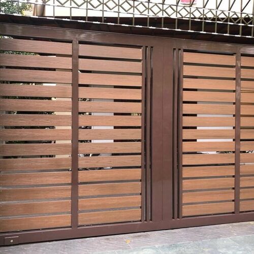 Cổng gỗ nhựa ngoài trời 07