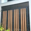 Cổng gỗ nhựa ngoài trời 09