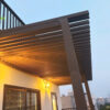 Giàn hoa gỗ nhựa ngoài trời 03