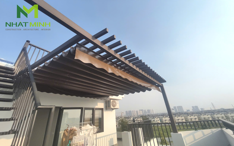 Gian hoa go nhua ngoai troi Giàn hoa gỗ nhựa ngoài trời 03