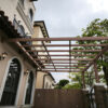 Giàn hoa gỗ nhựa ngoài trời 02