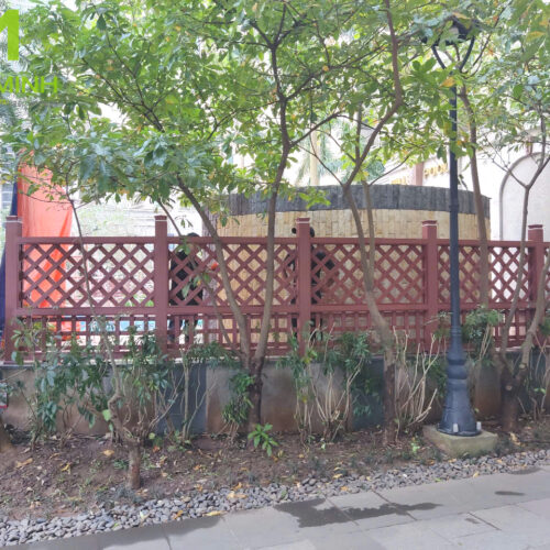 Hàng rào gỗ nhựa 01