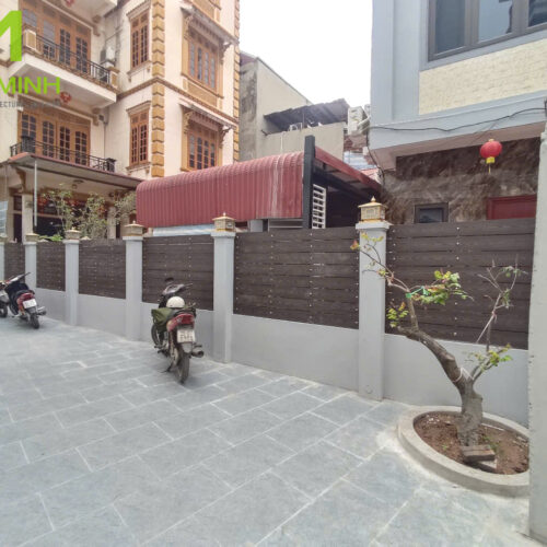 Hàng rào gỗ nhựa 02