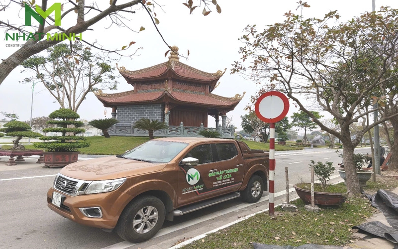 Thi công gỗ nhựa ngoài trời tại KCN Bảo Minh - Nam Định